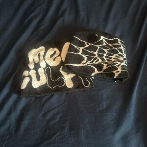 Black and White Graphic Beanie